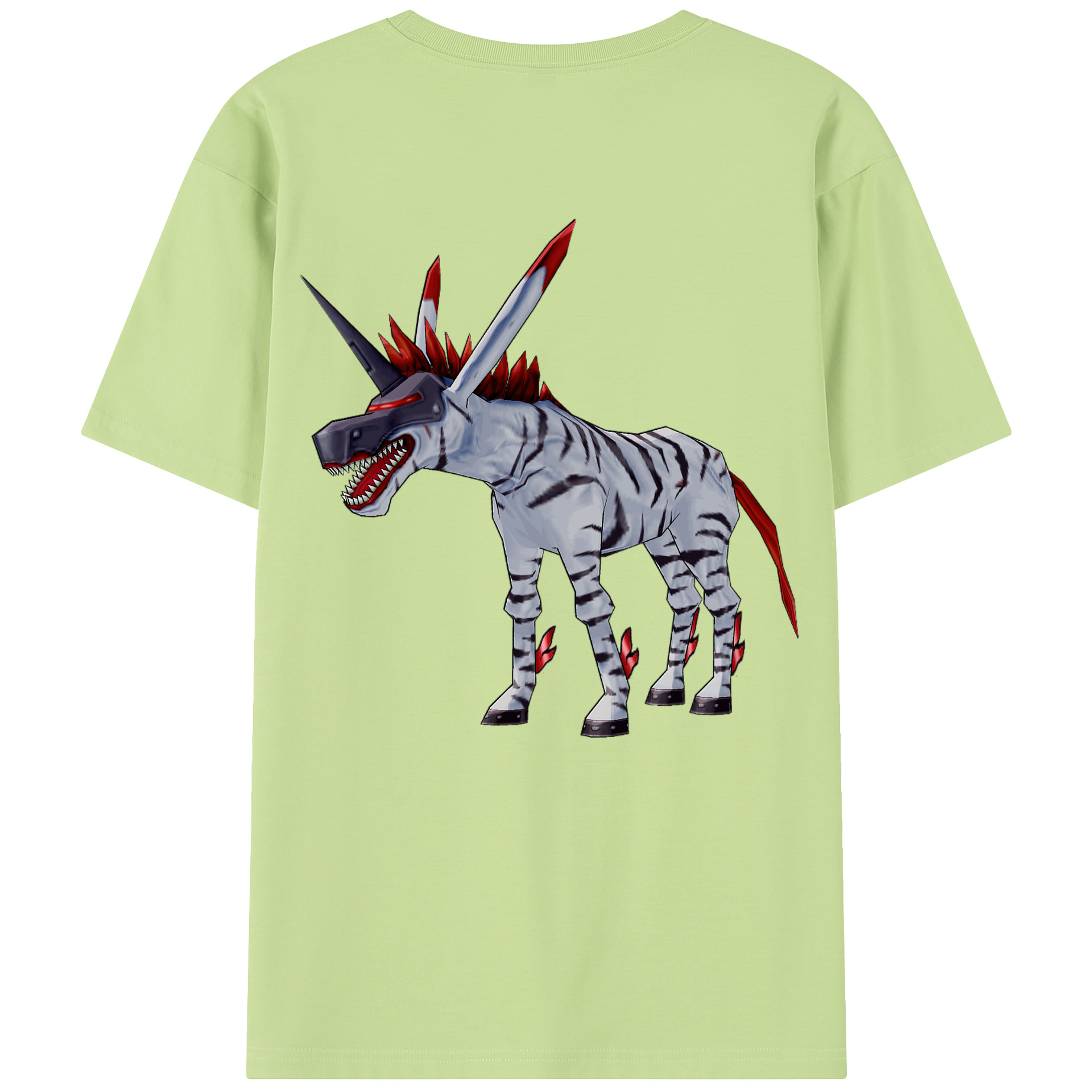 （画像用） Digimon デジタルモンスター/デジモン 綿100％半袖Tシャツ（背面プリント）